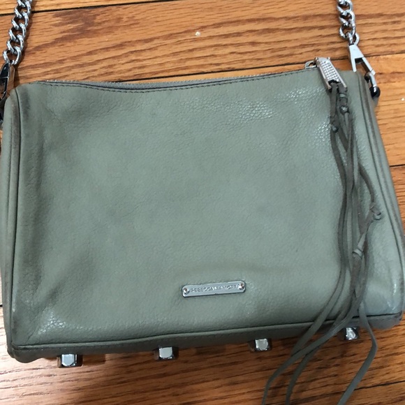 Rebecca Minkoff Grey Used Authentic Crossbody - Picture 2 of 4